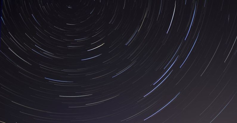 Nature Trails - Time Lapse Photo of Stars on Night