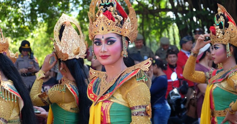 Cultural Festival - Women Wearing Brown Head Accessory